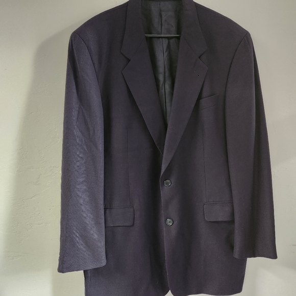 Loro Piana -Hugo Boss Blazer 44L Made in USA Business Professional Classic Wool - Picture 1 of 13